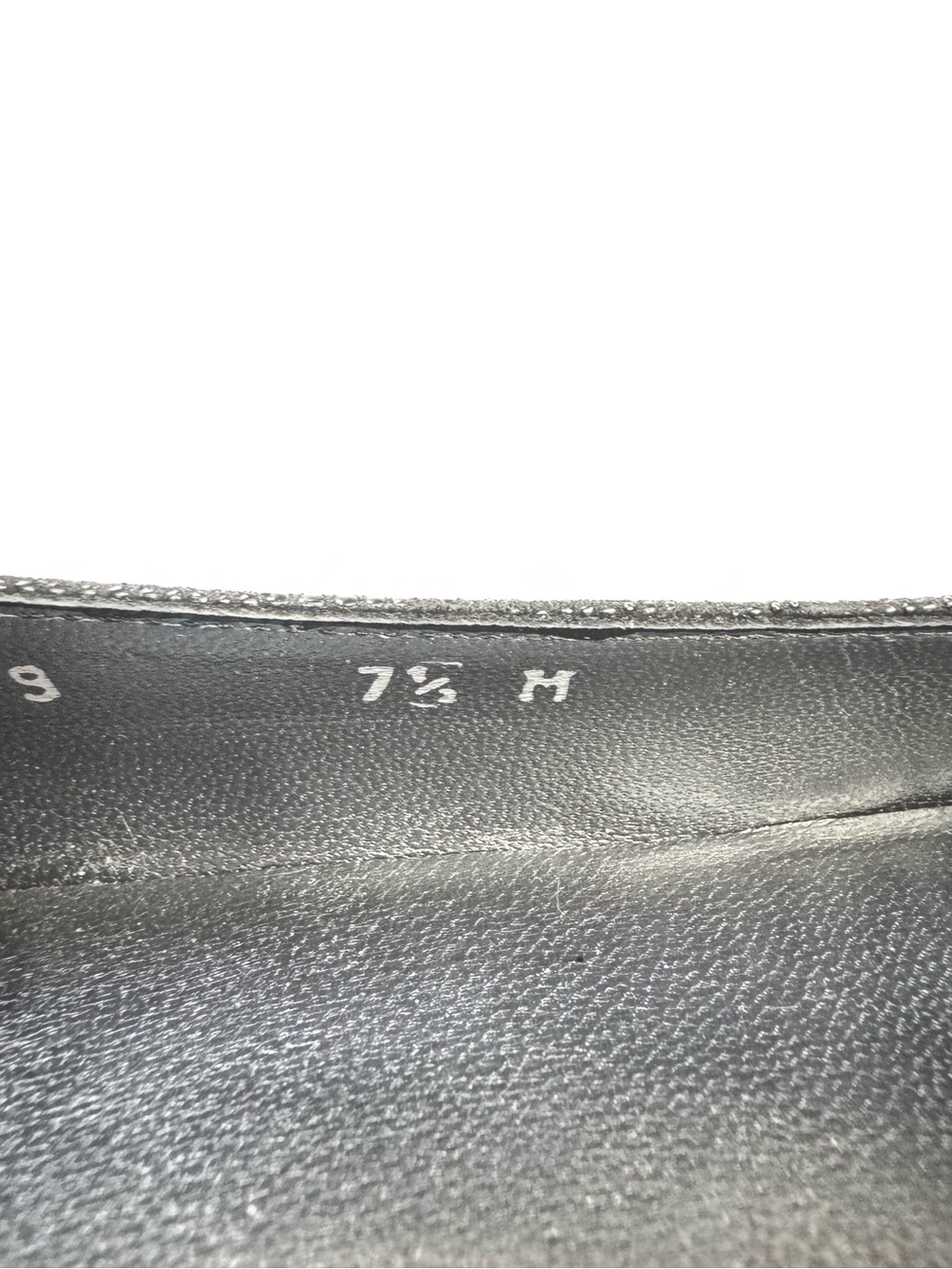 Stuart Weitzman Women’s Size 7.5 Black Square Tortoise Toe Mary Jane Loafers - Picture 5 of 9